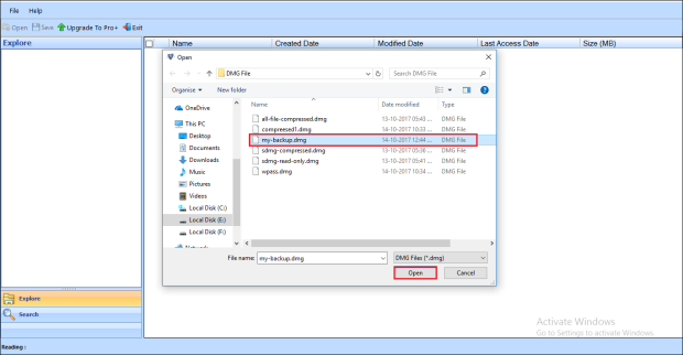 File extension dmg windows 7
